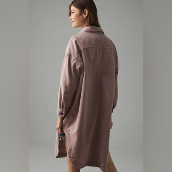 NWT Size XS  Anthropologie 100 Cotton Duster Shacket - Picture 5 of 16